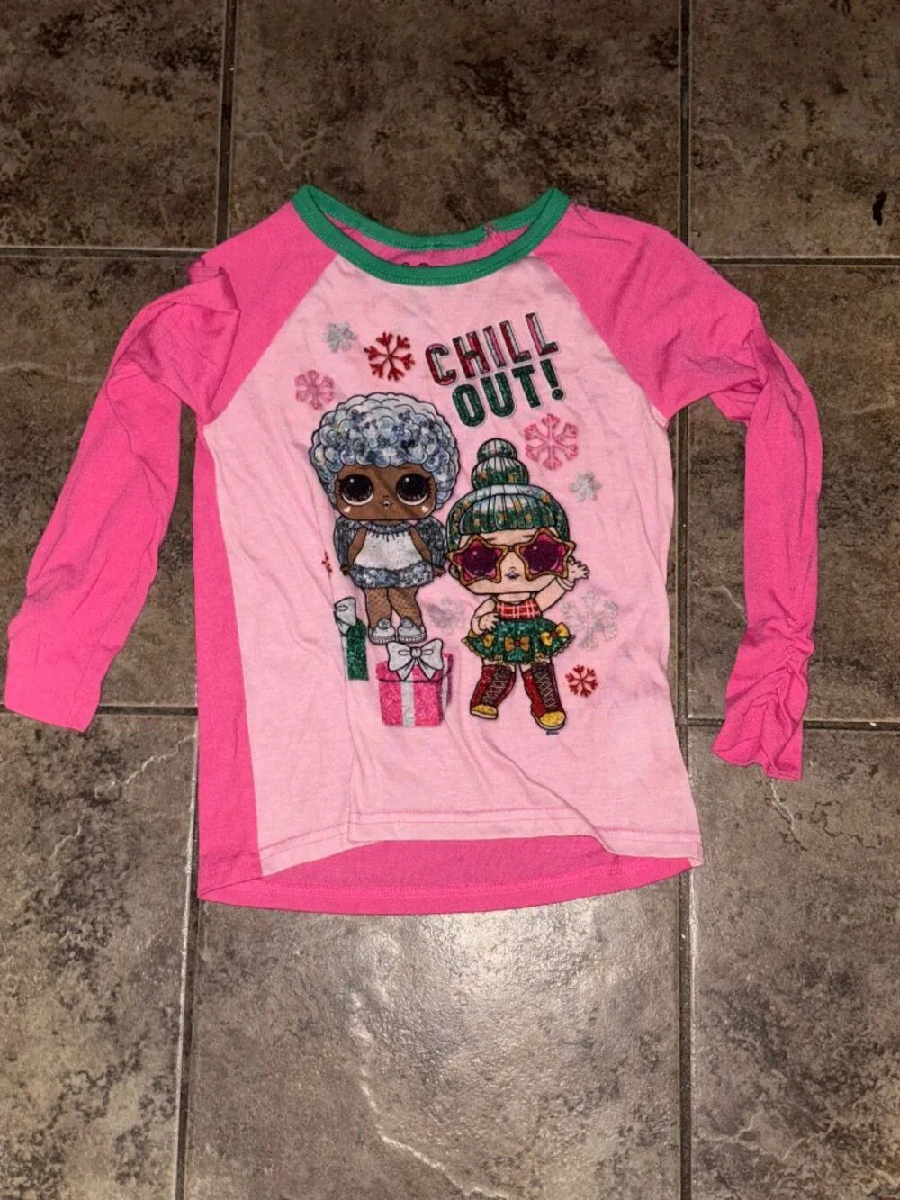 Girls Pink Long Sleeve LOL Surprise 
